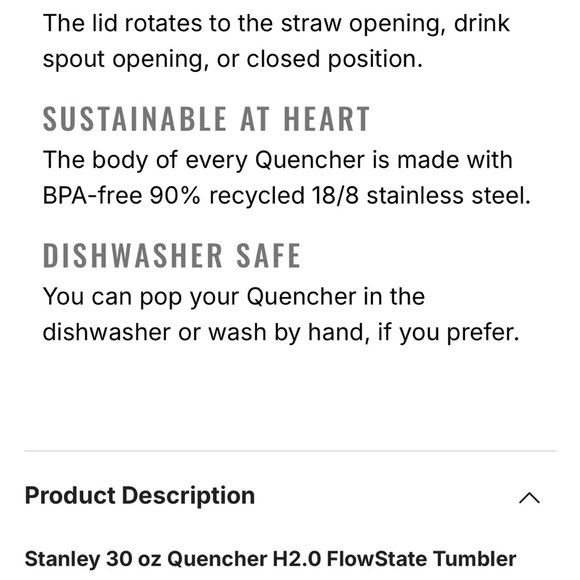 Stanley Red Tumbler with Handle - Picture 11 of 11